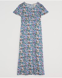 Seasalt - Seasalt Cornwall Multi Rosalind Satin Midi Dress