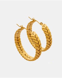 Pastiche - Braided Hoops