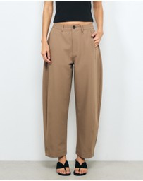 AERE - Brody Tailored Barrel Leg Pants