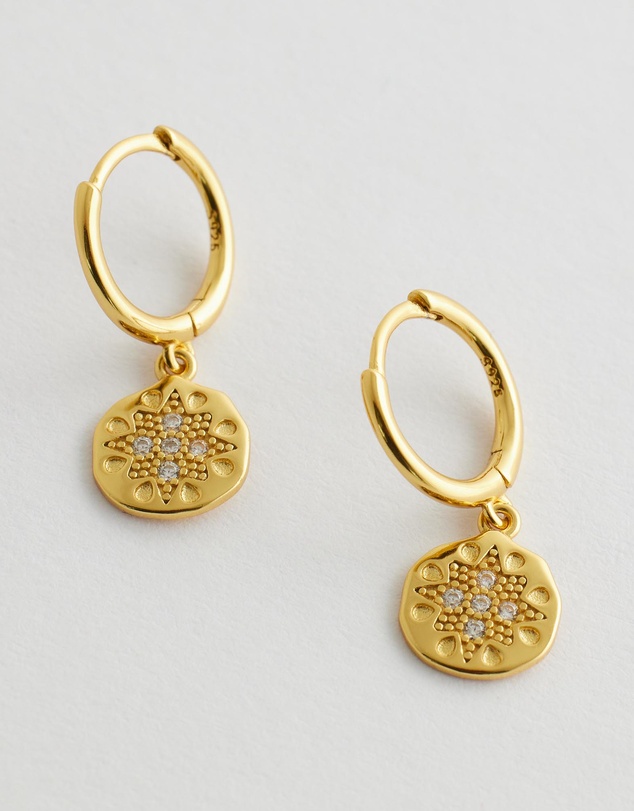 Native Sol - Seraphis Huggie Earrings