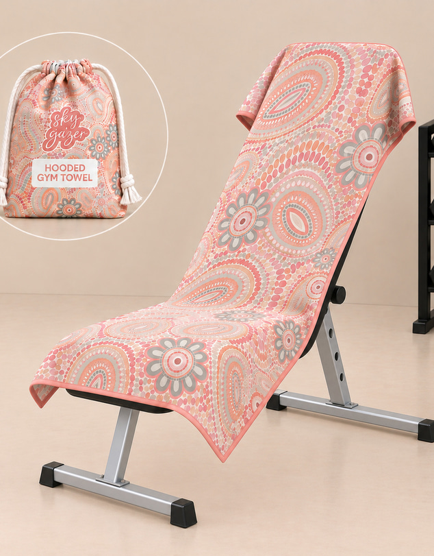 Sky Gazer - Hooded Gym Towel