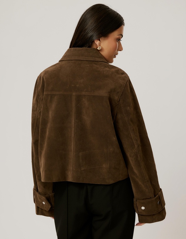 Calli - Heidi Faux Suede Jacket