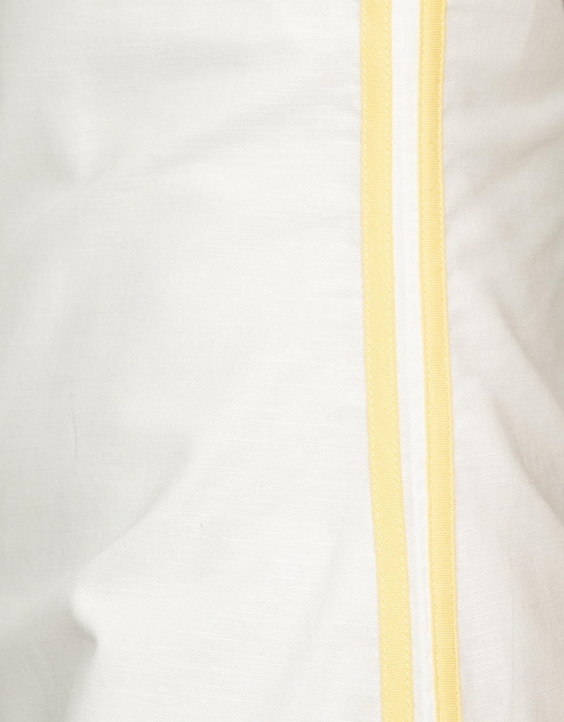 Dazie - Guava Stripe Linen Blend Mini Dress