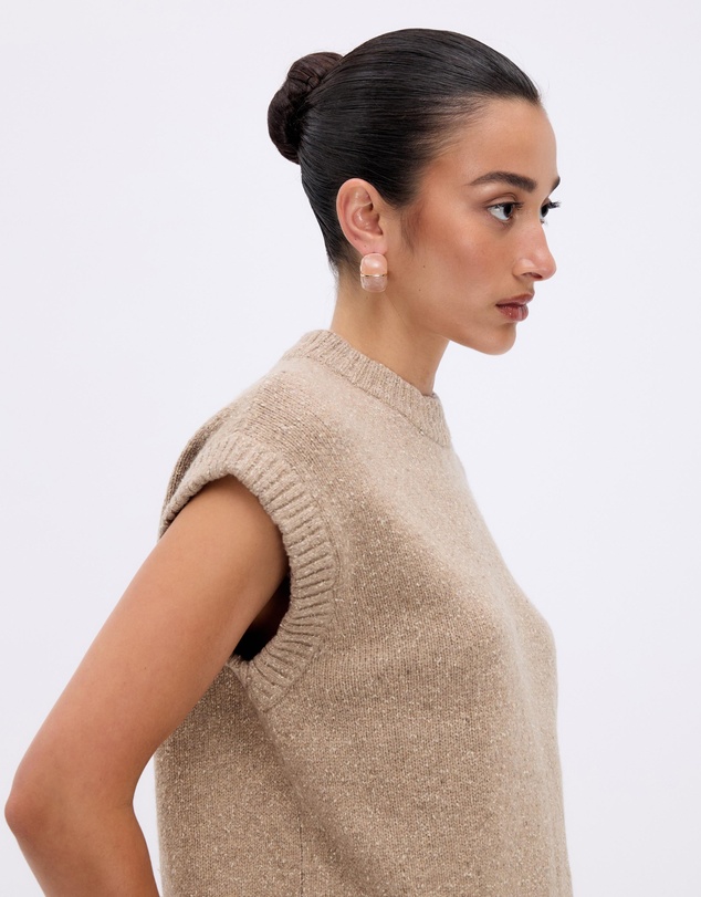 Minima Esenciales - Shea Wool Silk Blend Vest