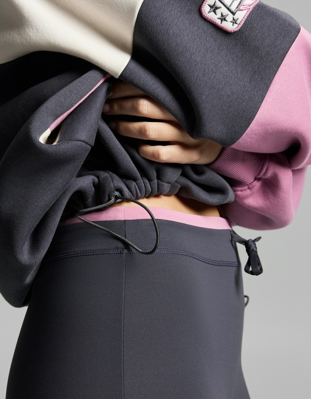 Rockwear - Cosy Fleece Blocked Snap Crew