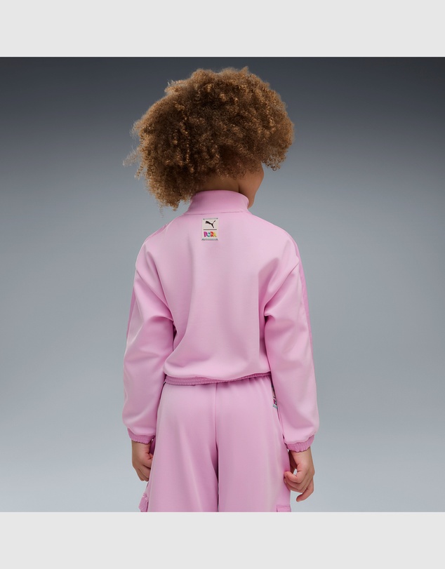Puma - x DORA THE EXPLORER T7 Relaxed Half-Zip Crew Sweatshirt - Girls