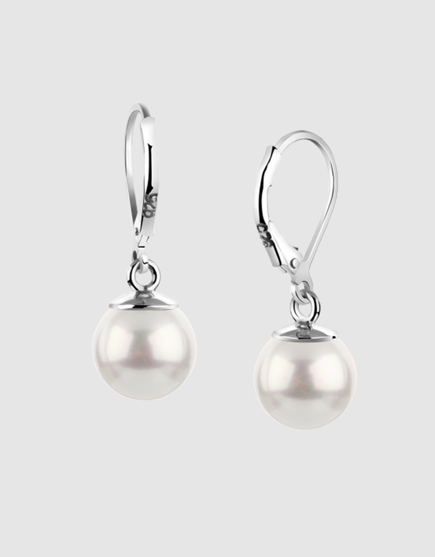 Elli Jewelry - Earrings Hanger Pearl 925 Sterling Silver