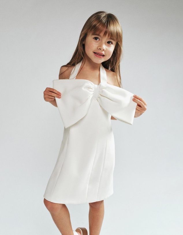 Bardot Junior - Lyria Bow Dress - Kids-Teens