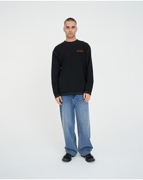 Huffer - LS Block Tee 220/Stitched
