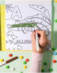 Journey Of Something - Alphabet Safari Colouring Kit