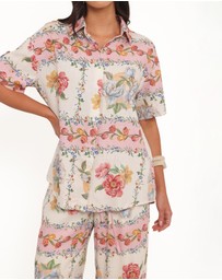 Petal & Pup - Cascais Shirt - Rose Tile
