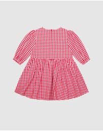 Huxbaby - Cherry Check Dress - ICONIC EXCLUSIVE