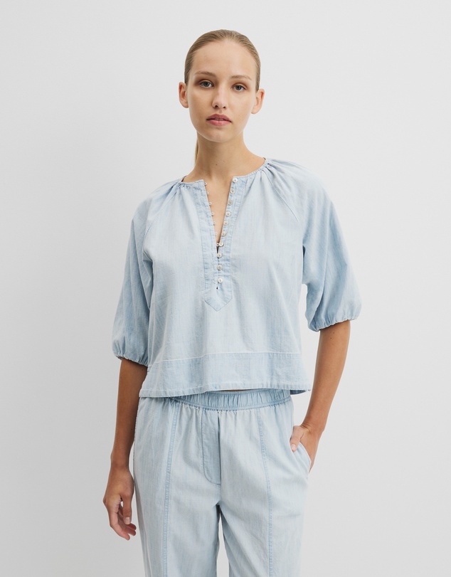 Country Road - Gathered Cotton Top