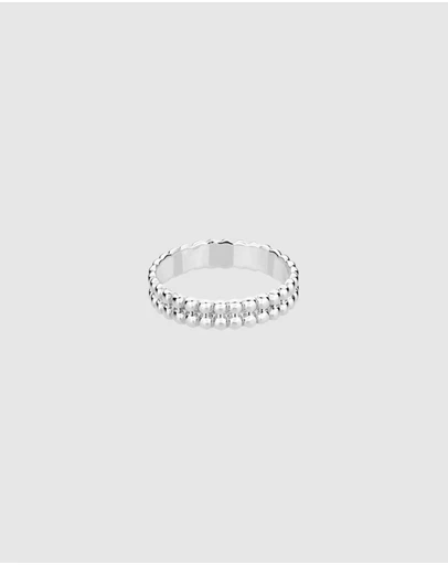 Ichu - Double Ball Band Ring