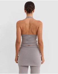 Pinky & Kamal - Halter Bodice Top