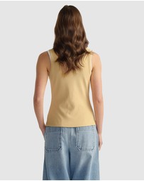 Decjuba - D-Luxe Ribbed Scoop Tank