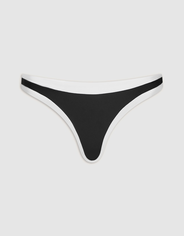 TALA - Contrast Mid Rise Bikini Bottom