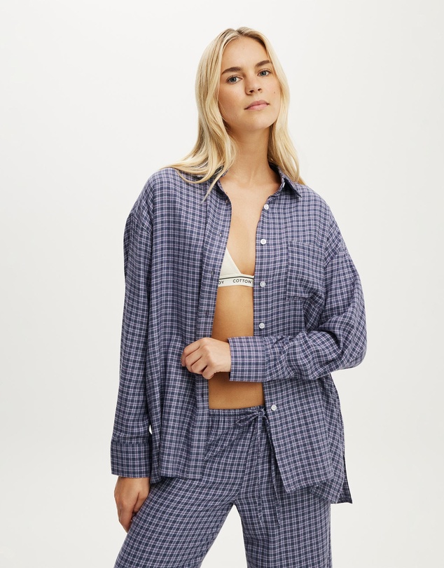 Cotton On Body - Cloud Soft Flannel Oversized Shirt