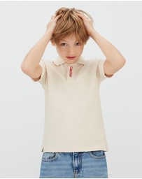 Calvin Klein Jeans - Boys Stretch Pique Tipping Polo Shirt
