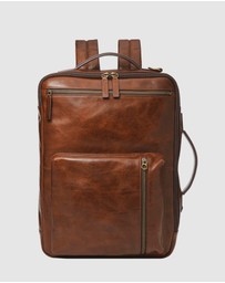 Fossil - Fossil Buckner Brown Laptop Bags MBG9599222