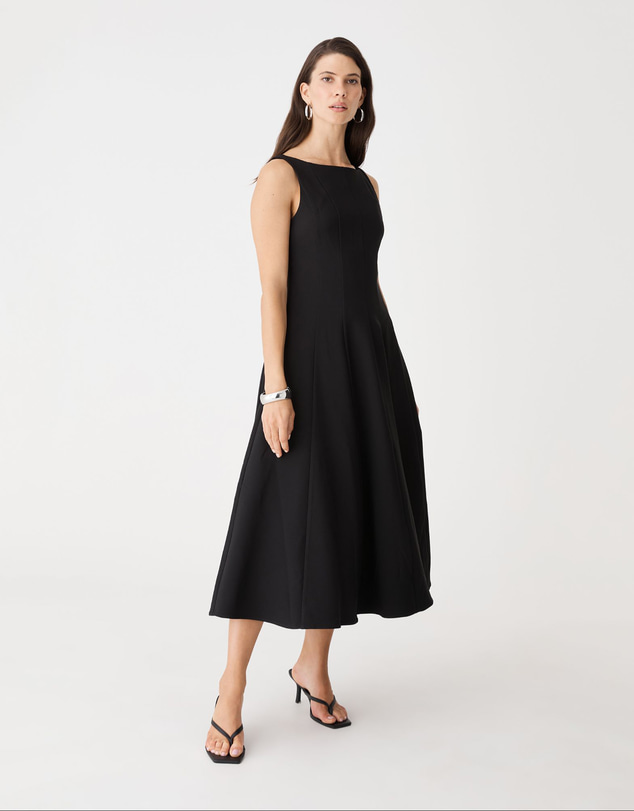 Forcast - Sally Panel Midi Dress