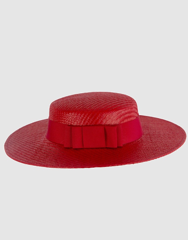 Max Alexander - Red Boater Hat