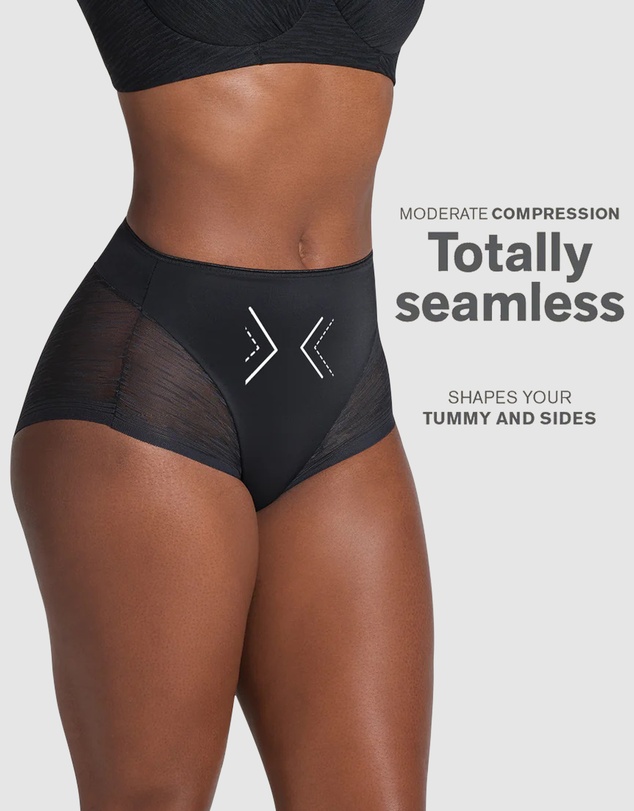 Leonisa - Sheer Undetectable Medium Control High Waist Shaping Brief