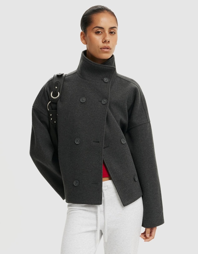 Cotton On - Funnel Neck Coat