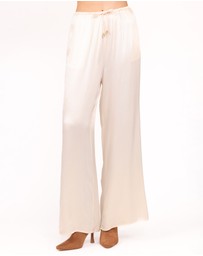 Petal & Pup - Valia Wide Leg Pant - Cream