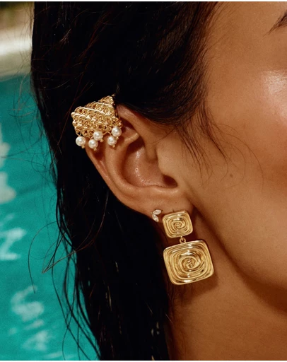 Luv Aj - The Palma Pearl Ear Cuff
