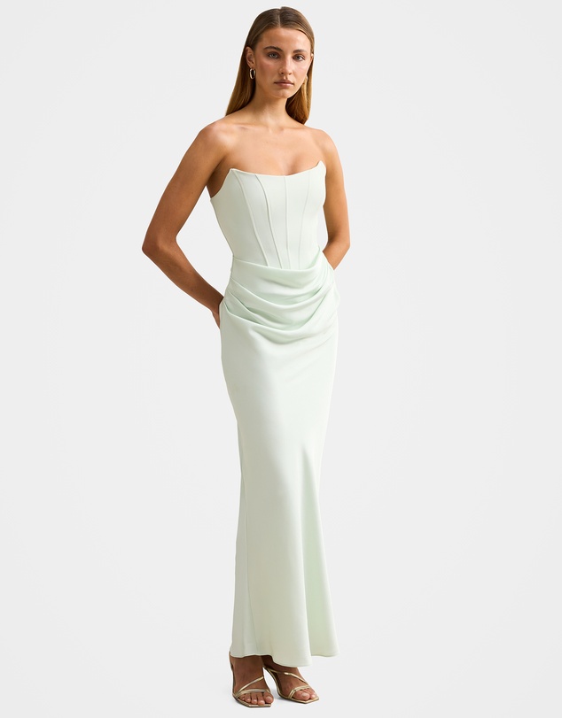 Forever New - Isra Drape Strapless Maxi Dress