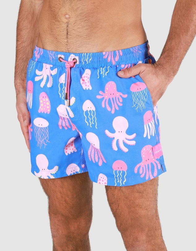 Skwosh - So Jelly Mens Swim Shorts in Royal Blue