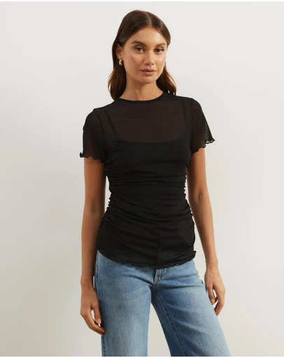 Atmos&Here - Elsie Mesh Top
