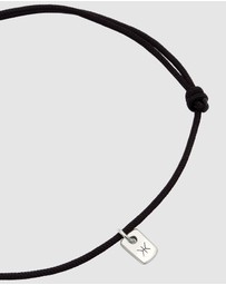 Kuzzoi - ICONIC EXCLUSIVE - Bracelet Male Circle Nylon 925 Sterling Silver