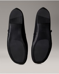 Calvin Klein - Leather Square Toe Ballerinas