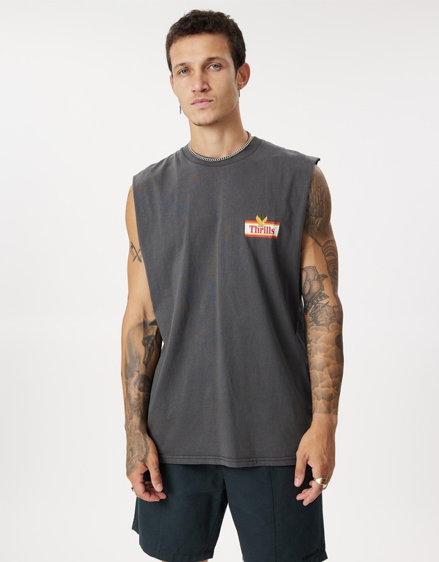 Thrills - Never Stop Merch Fit Muscle Tee - ICONIC EXCLUSIVE