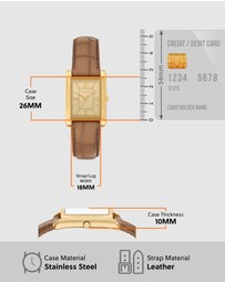 Michael Kors - Essex Brown Analogue Watch