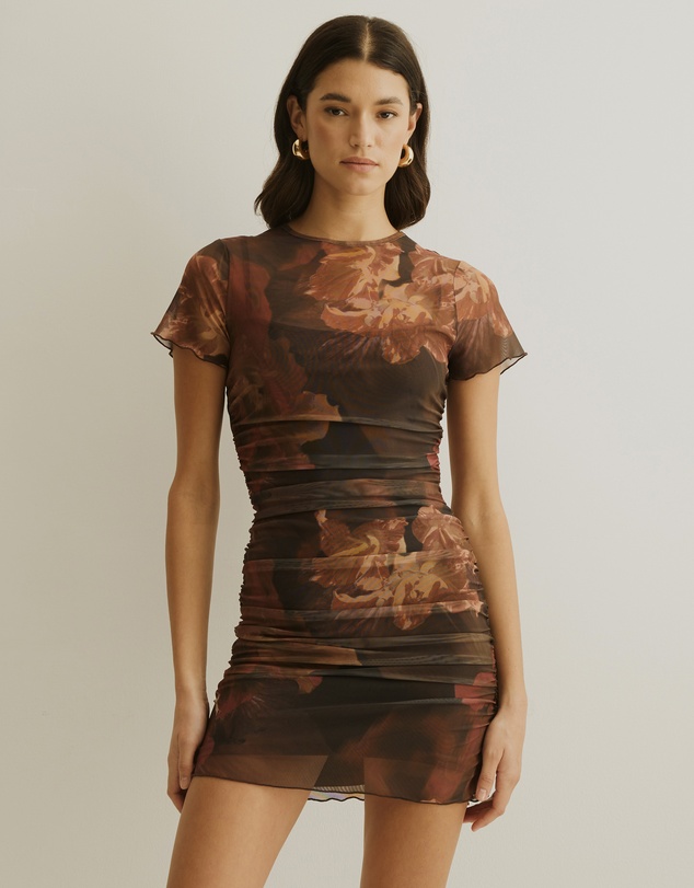 Atmos&Here - Elsie Mesh Mini Dress