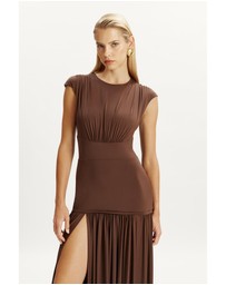 Bardot - Annaise High Neck Maxi Dress
