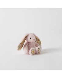 Jiggle and Giggle - Floral Pink Bunny Rattle