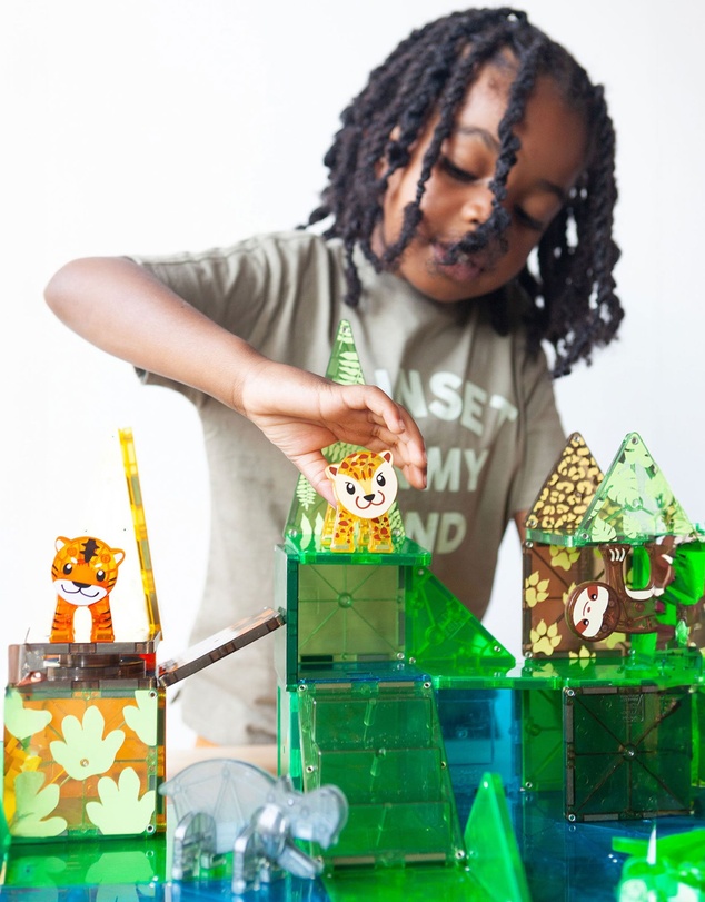 Magna-Tiles - MAGNA-TILES - Jungle Animals - 25 Piece Set