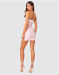 EDIKTED - Priyah Contrast Fold Over Dress