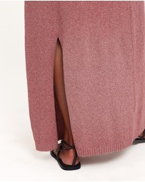 Petal & Pup - Lowell Knit Maxi Dress - Brick Red