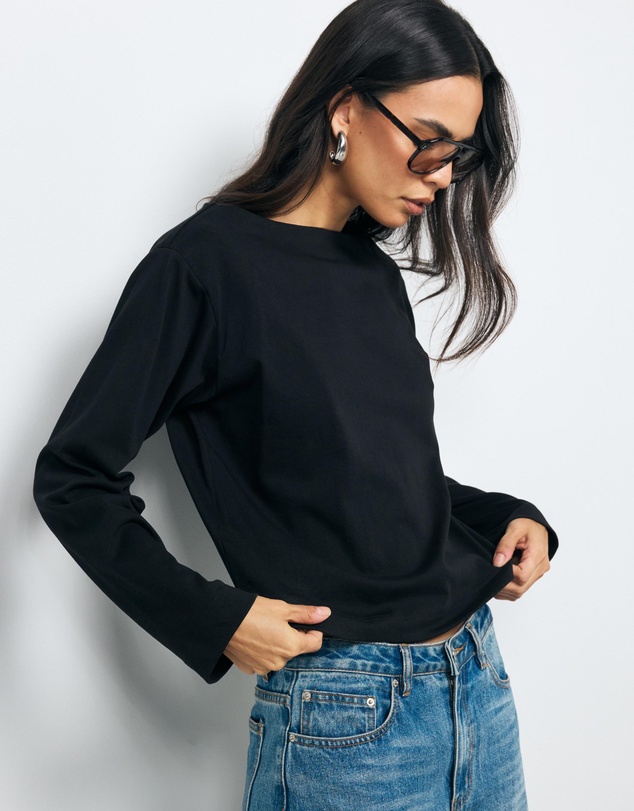 AERE - Boat Neck T-Shirt