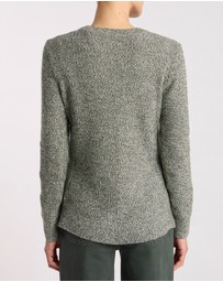 David Lawrence - Moss Stitch Knit Jumper