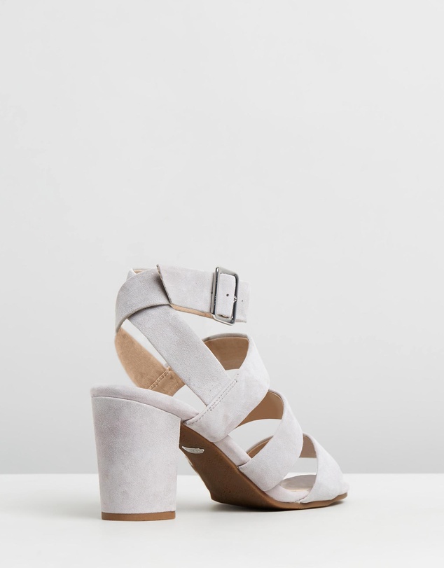 Vionic - Blaire Heeled Sandal - Light Grey