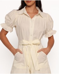 Petal & Pup - Riley Waist Tie Playsuit - Cream