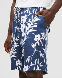 Tommy Hilfiger - Harlem Linen Print Shorts