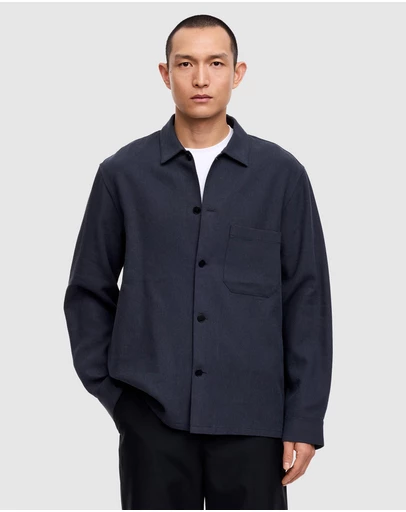 ARKET - Beck Tencel Linen Canvas Overshirt
