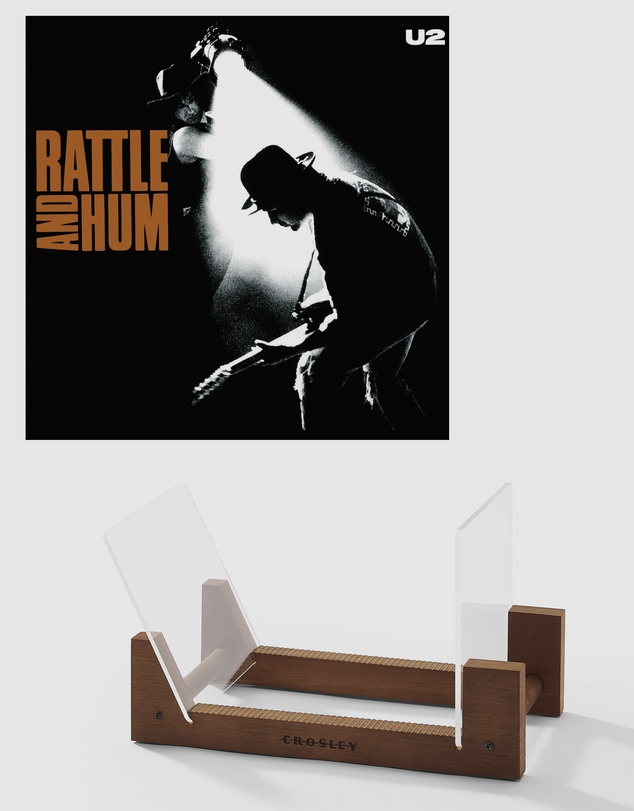 Universal Music - U2 Rattle And Hum - Vinyl Album & Crosley Record Storage Display Stand